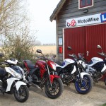 Motoren van rijschool MotoWise